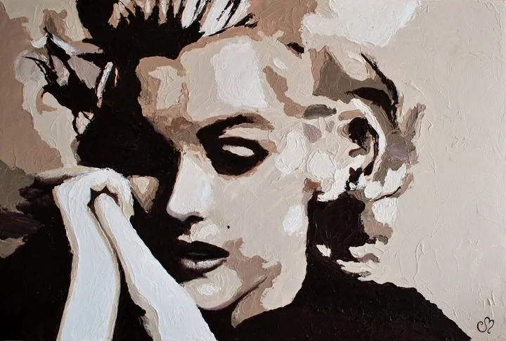 Marilyn III, œuvre de Artémo par Christine Bélanger