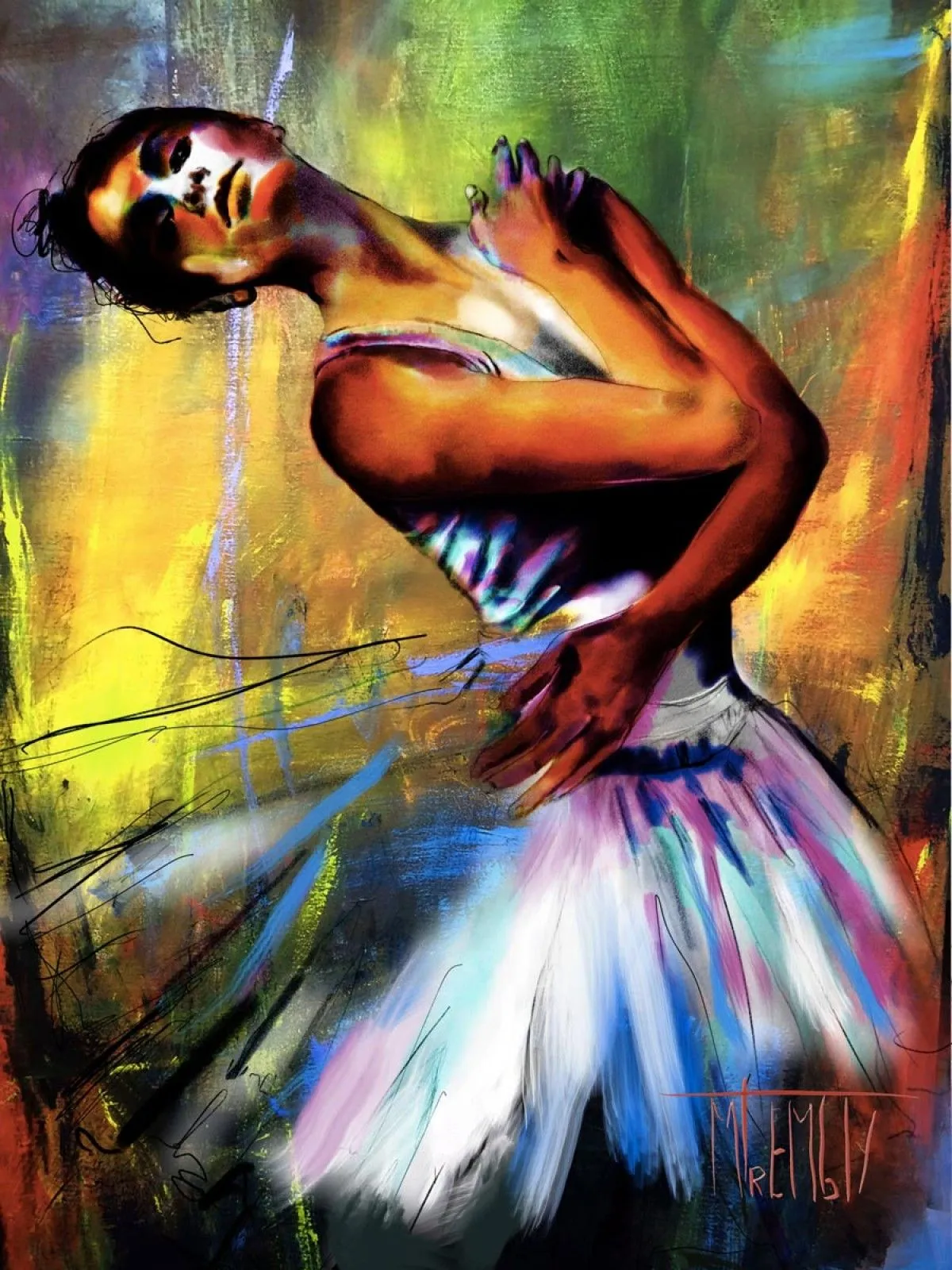PAS DE DEUX, artwork by MiCheline Tremblay