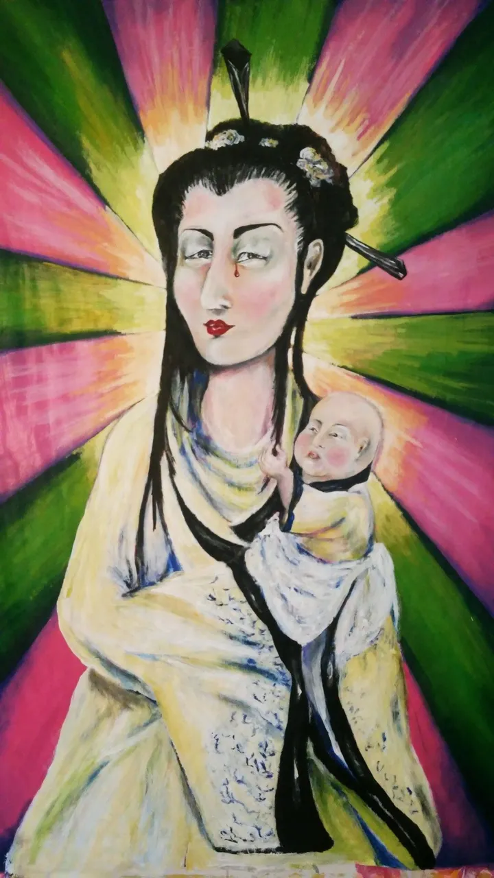 Mientras vivas bajo mi techo, artwork by Nicolas Benedetti