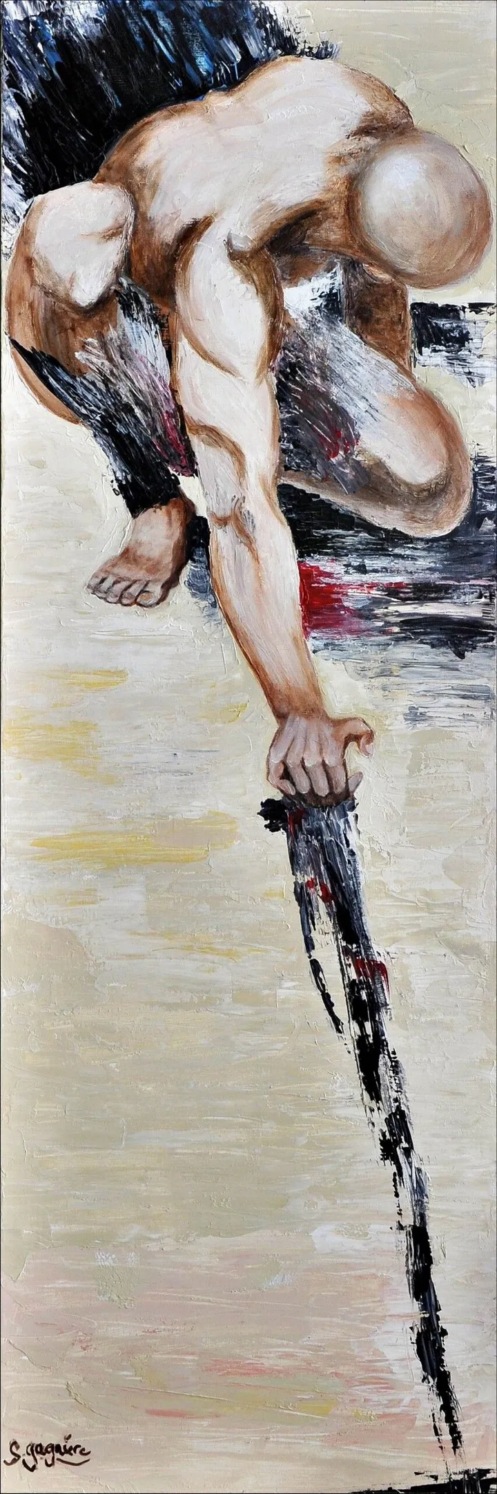 la dechirure, œuvre de SYLVIE GAGNIERE