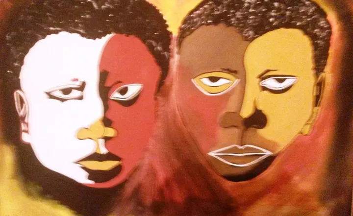 THE TWINS, œuvre de PETER KRUGER