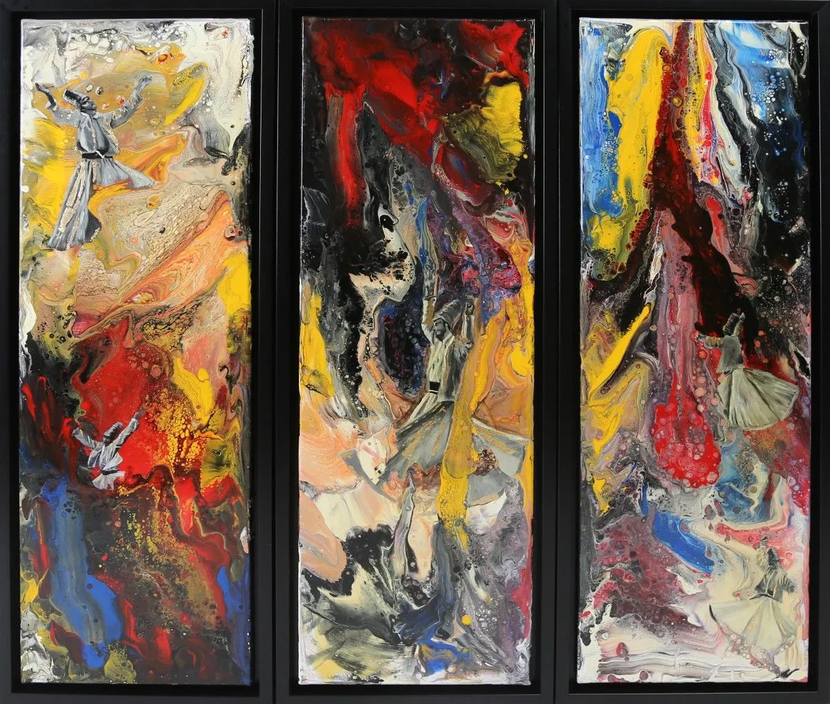 Ecstatic Motion, artwork by Naila Abrar