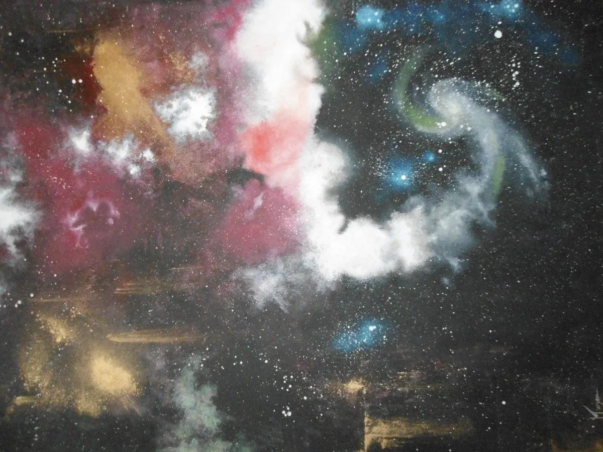 Galaxie, artwork by Meryam Swilem
