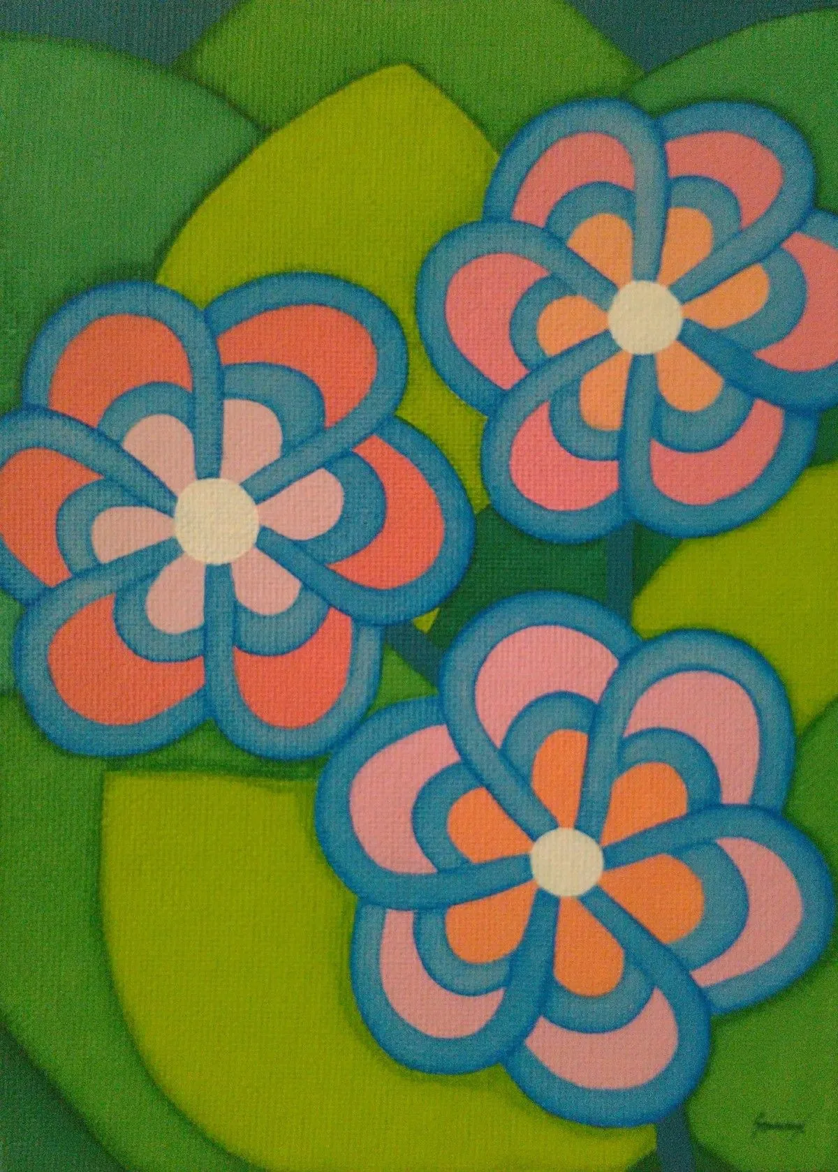 Blue Malias, œuvre de Brenda Szuromi