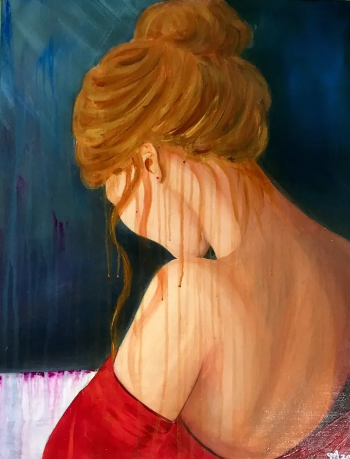La femme au rubis, artwork by Françoise AUGUSTINE