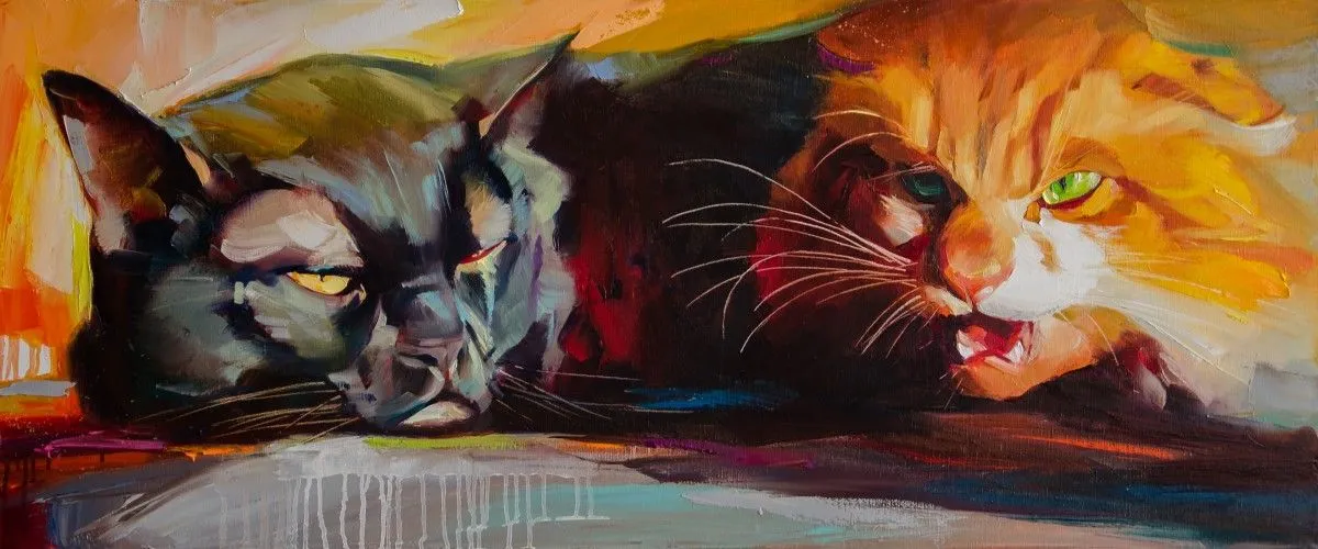 He and She, œuvre de Vasyl Khodakivskyi