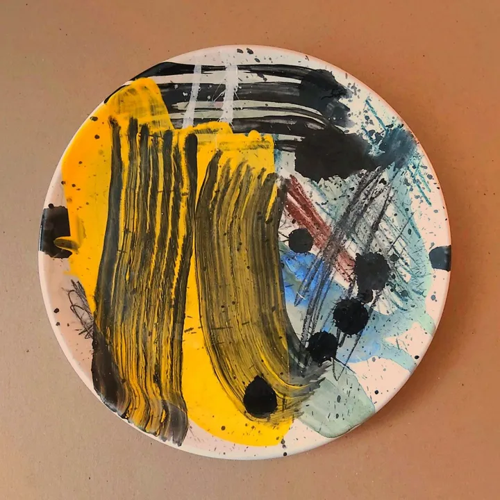 ASSIETTE 2, œuvre de MICHEL RABANELLY