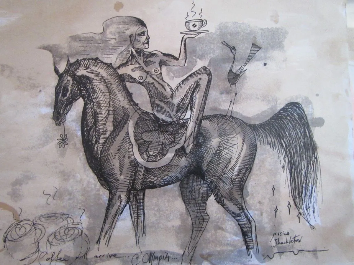 bring me my coffee, œuvre de jessica Shackleton