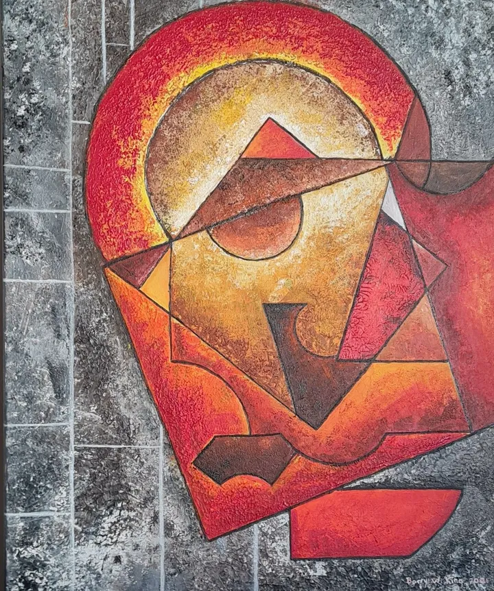 You Don't Mess With Geometrical Man, œuvre de barry king