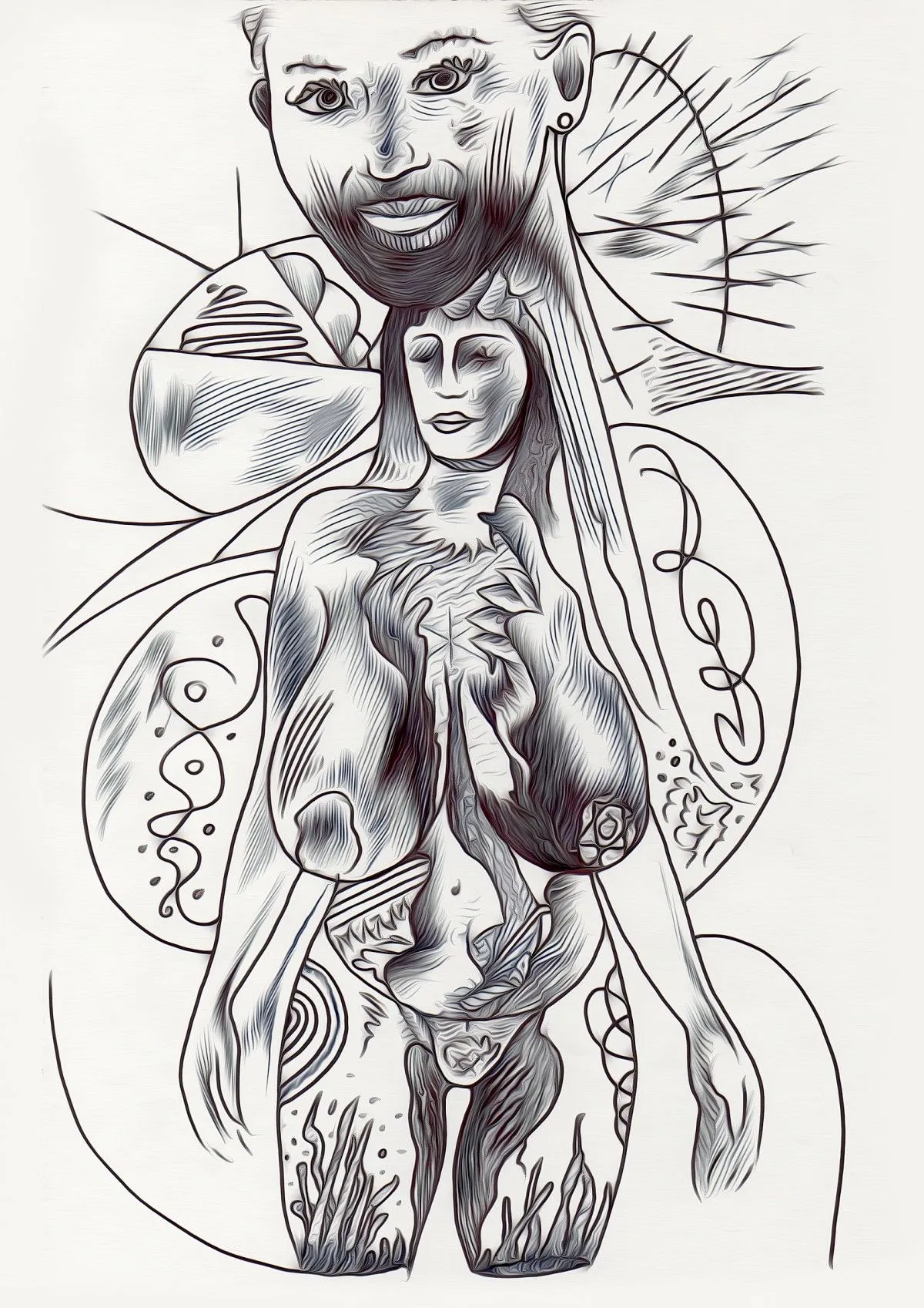 -:;, ), œuvre de Laura H