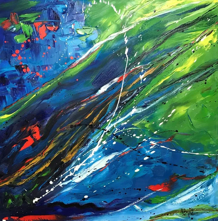La crue- Vendu, artwork by Marie Bujold