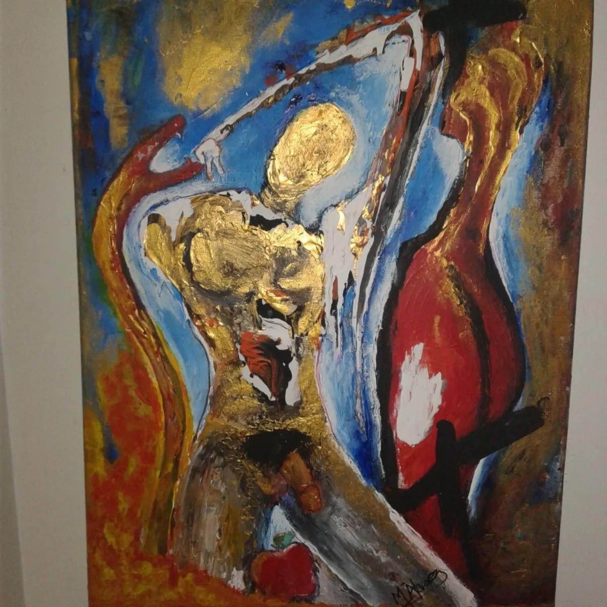 The Disillusionment of Adam and Eve, artwork by Miguel Alvarez