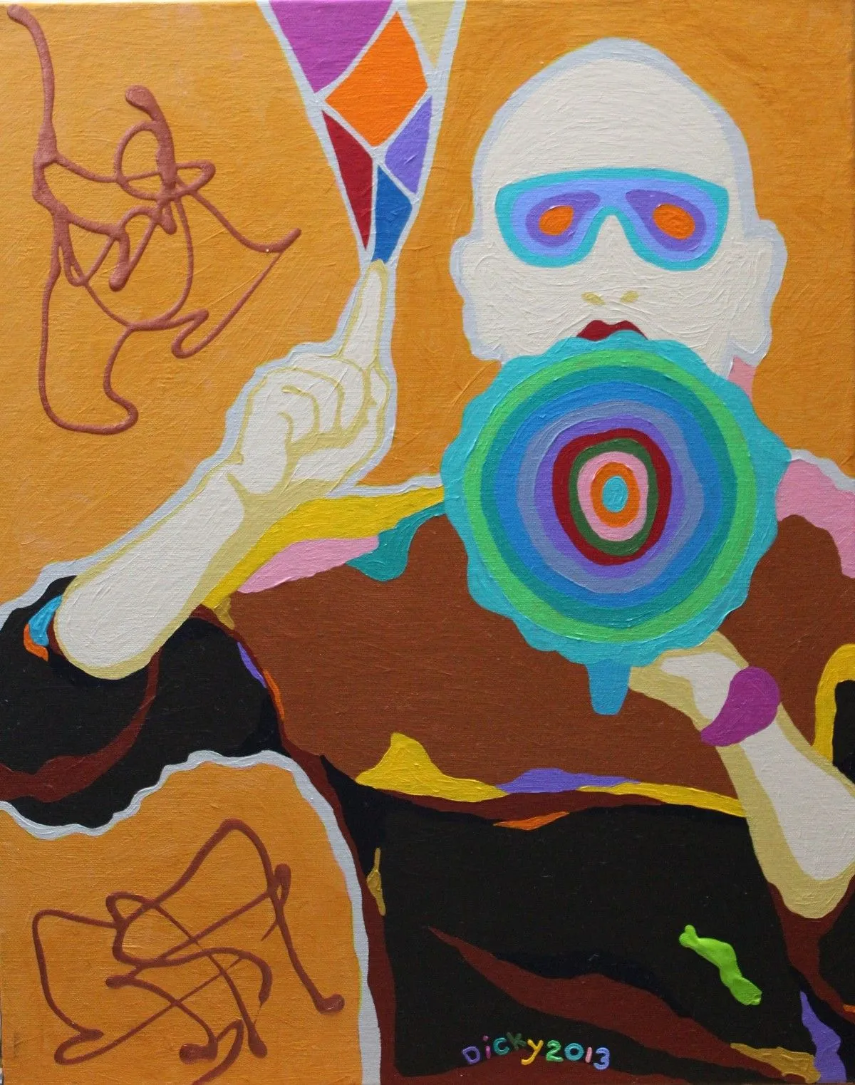 "Lights Camera Action", artwork by Dicky Joe Santos