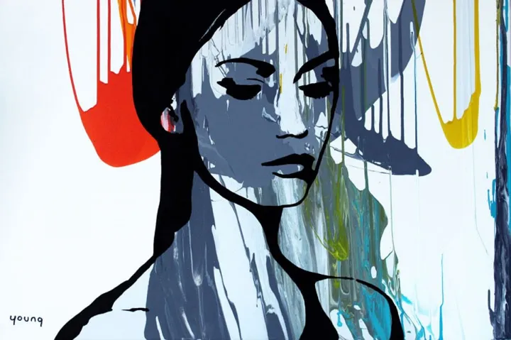 Méditation chromatique, œuvre de Steve Young