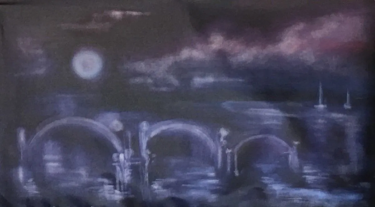 Night Fog, artwork by Khrystyna Kozyuk
