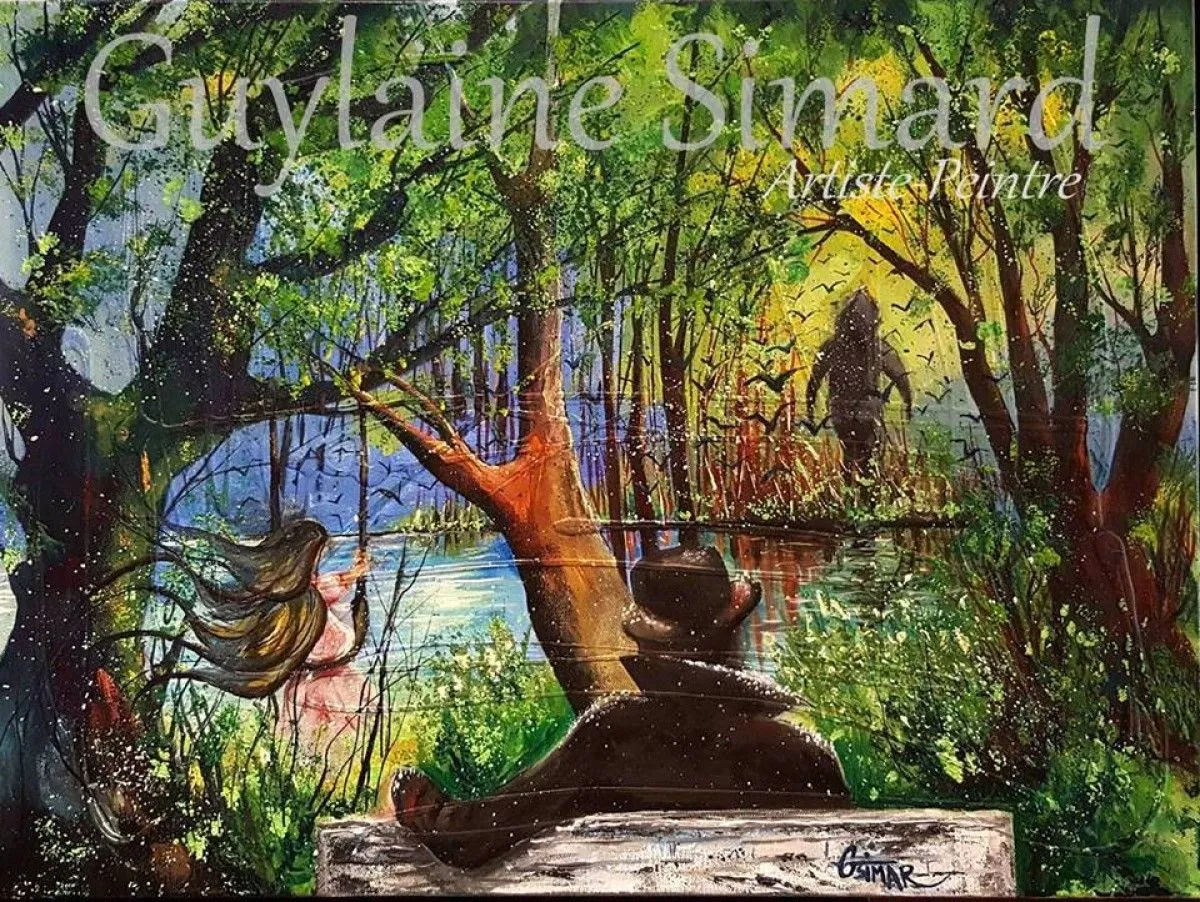 Laisser passer le temps (Spend the time), artwork by Guylaine Simard