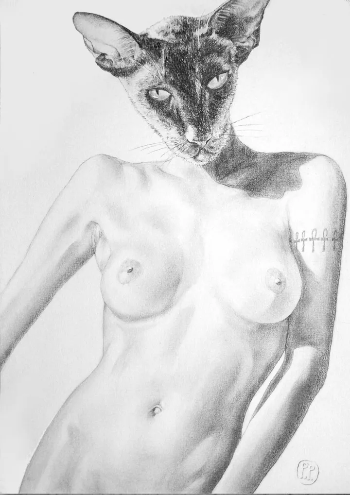 Bastet, œuvre de Patrick Pletinckx