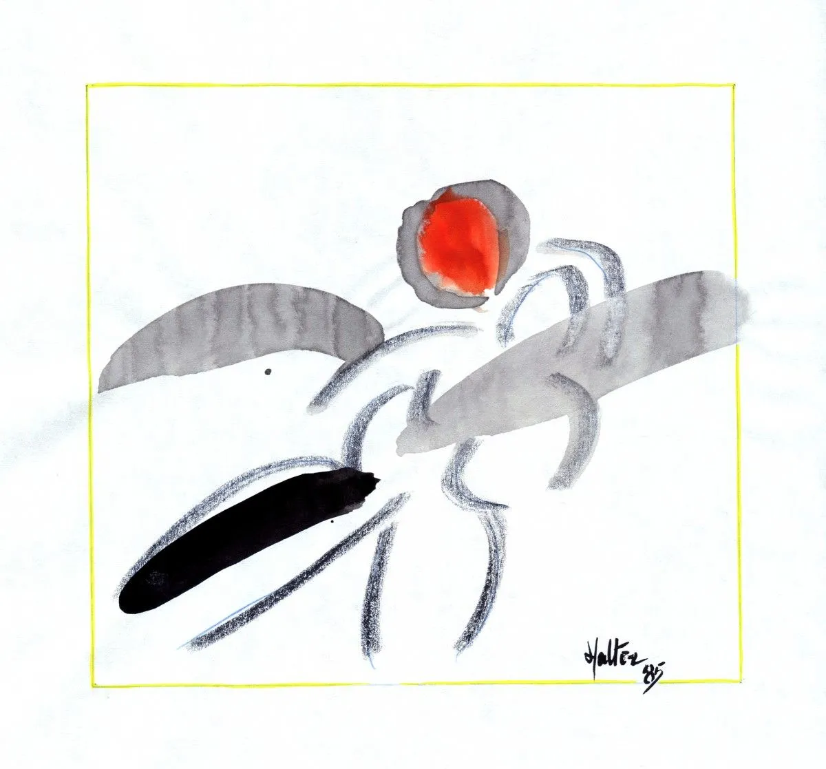 Nu femme 2, œuvre de Alain HALTER