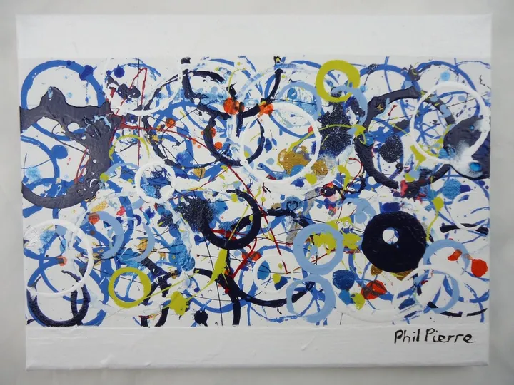 BLUE BUBBLES 048, artwork by Phil Pierre