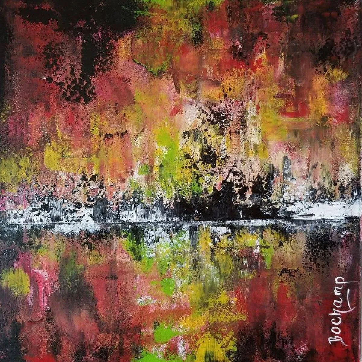 Crépuscule, œuvre de Chantal Bochamp