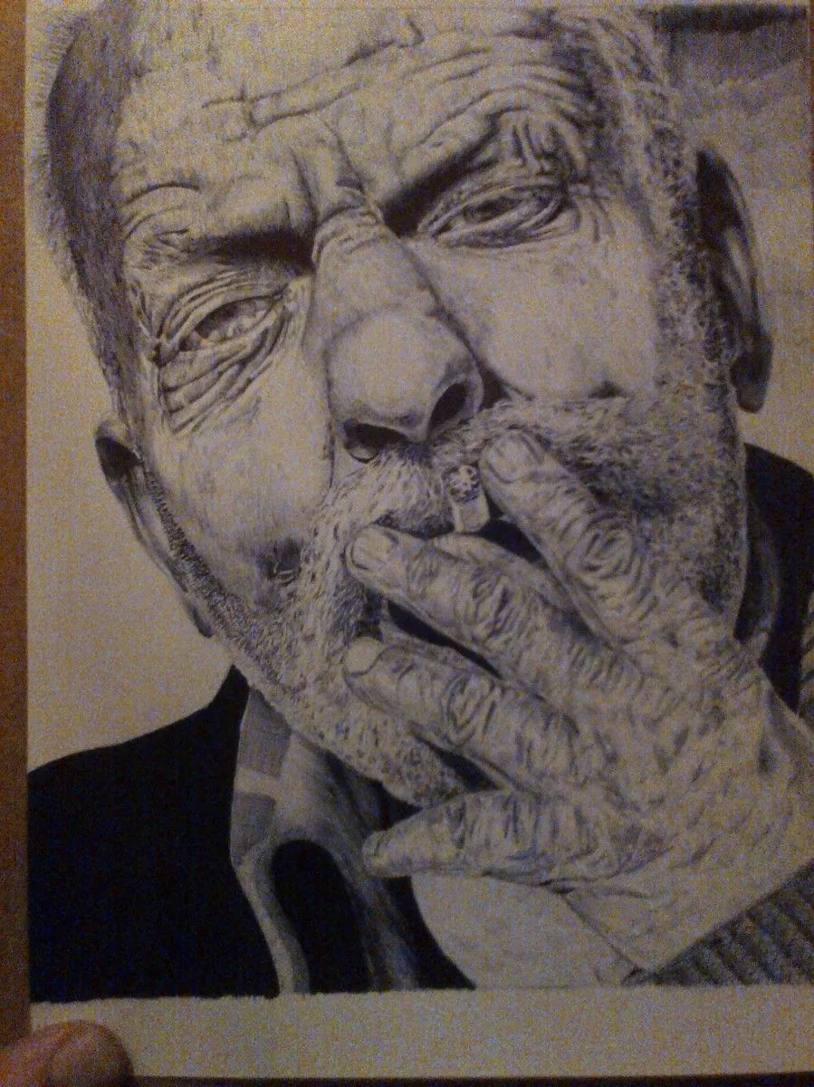 Old man smoky, œuvre de Kenneth Baker