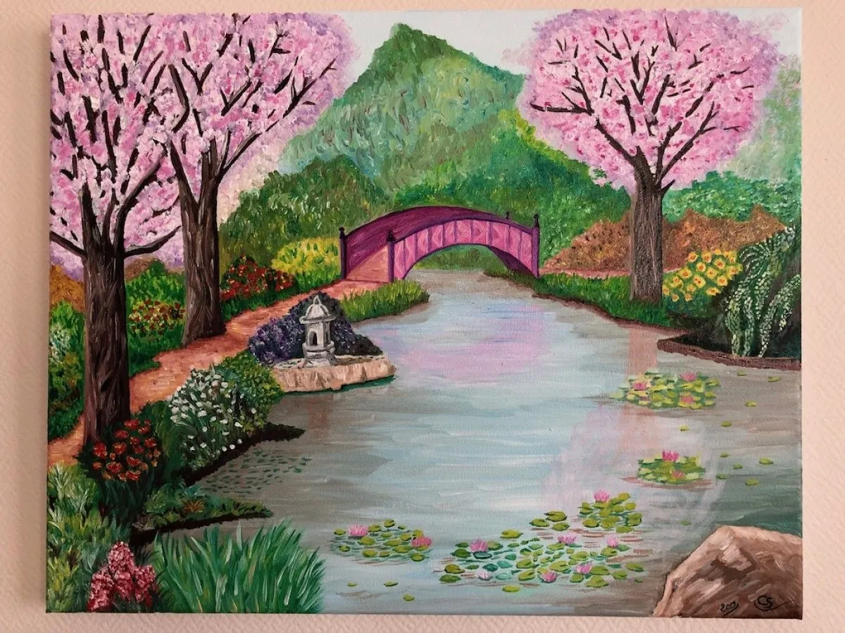 Nouveau printemps, artwork by Celine Domecq