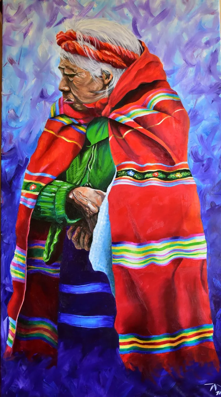 Mestizarte, Santa Maria 2, artwork by Miguel De Leon