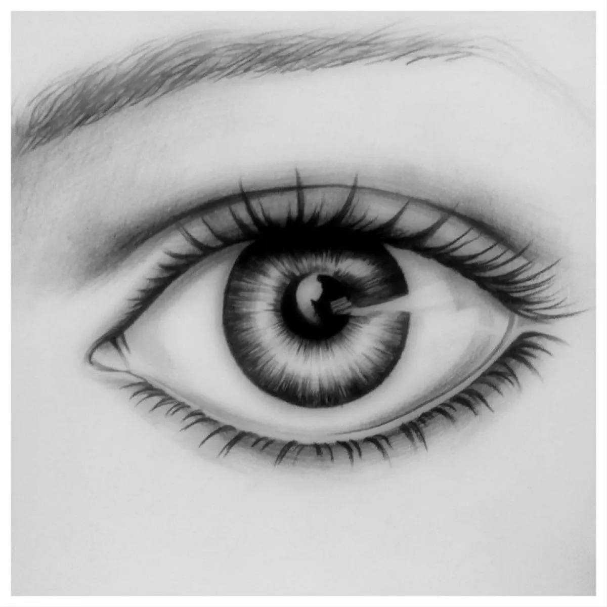 My first eye, artwork by Mari mari