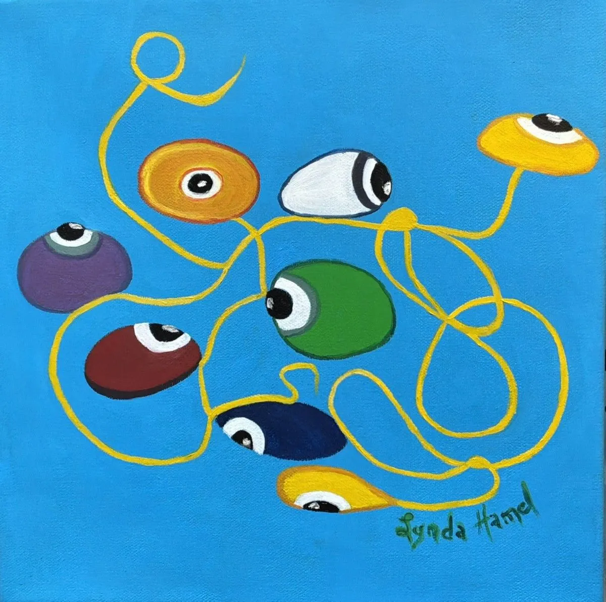 270- Un fil, mille regard, œuvre de Lynda Hamel
