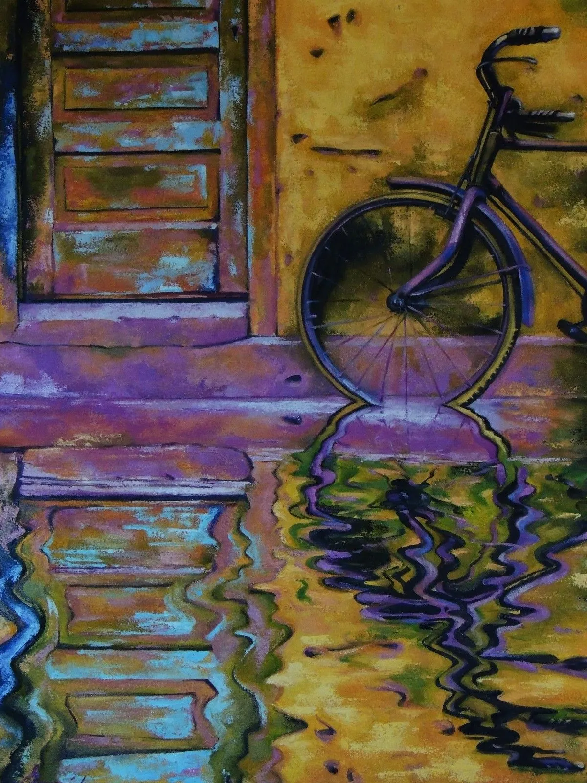 FLOODED IN MIDTOWN, artwork by CARLOS GUILLERMO GONZALEZ