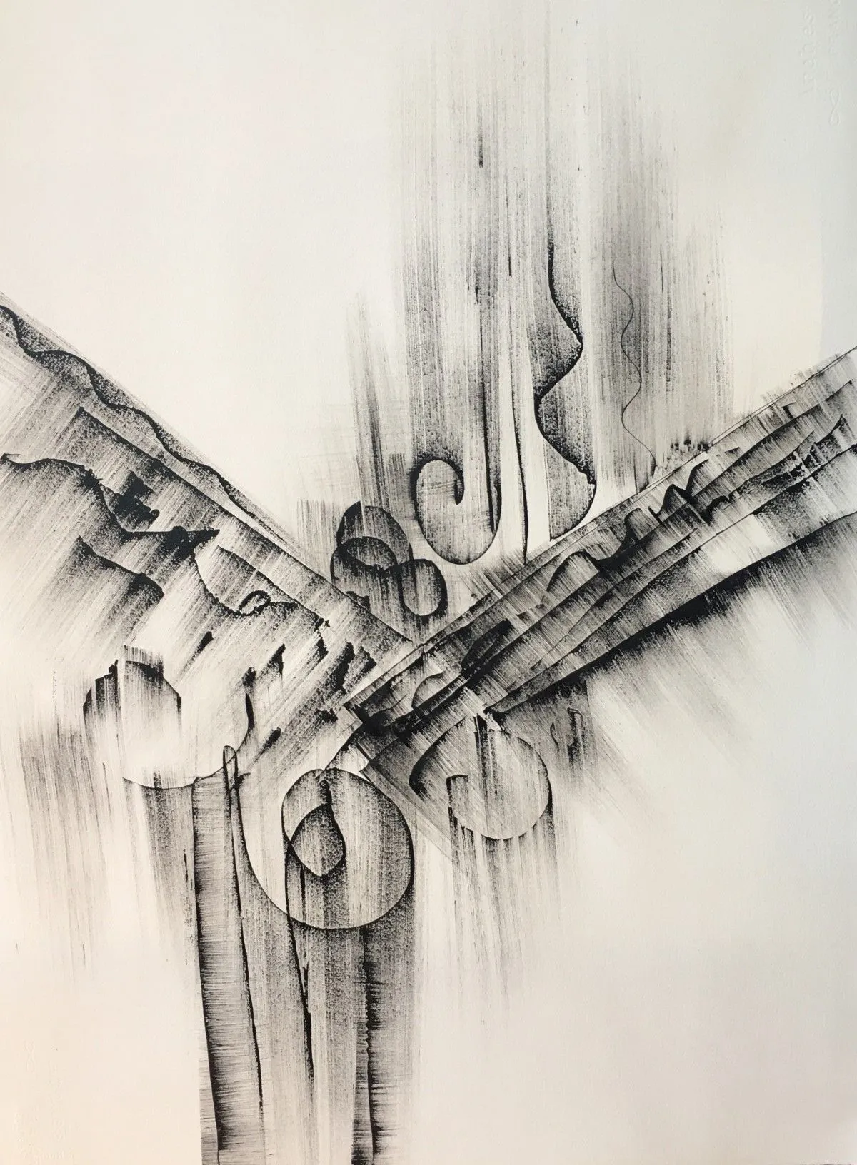 Black & White Abstract Tattoo Drawing by Khrystyna Kozyuk, artwork by Khrystyna Kozyuk