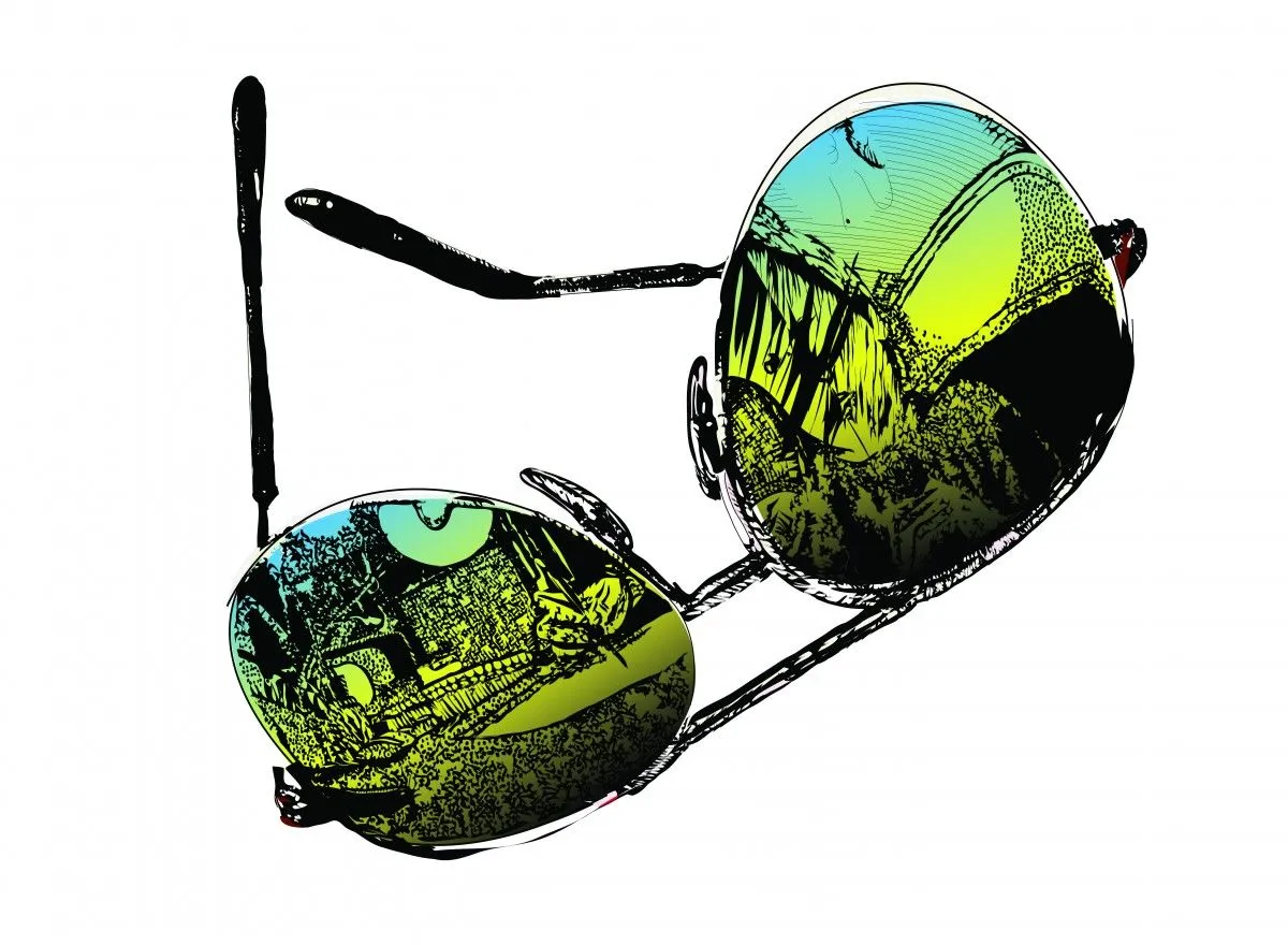 Sunglasses, œuvre de Ronnie Popaska