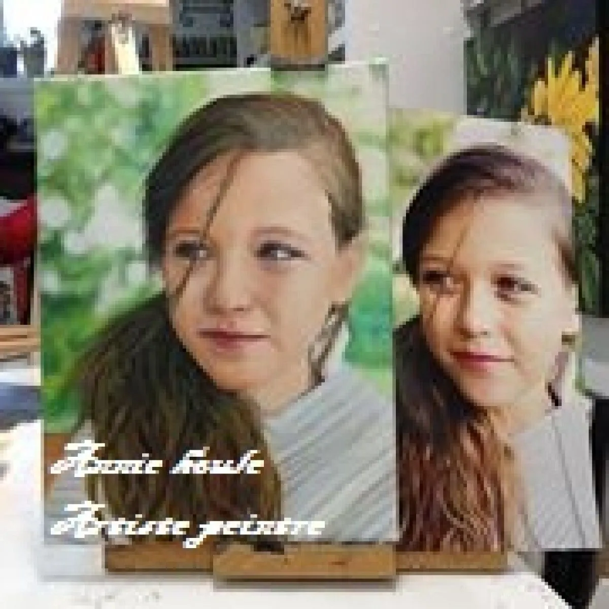 ma fille mon ange, œuvre de Annie RAX Houle
