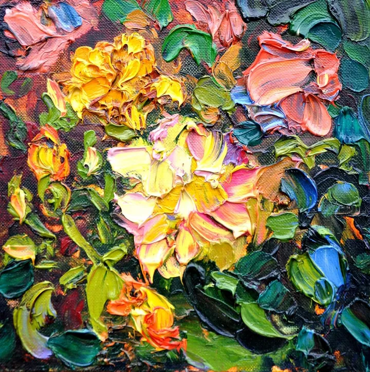 Roses, artwork by Olga Bezhina