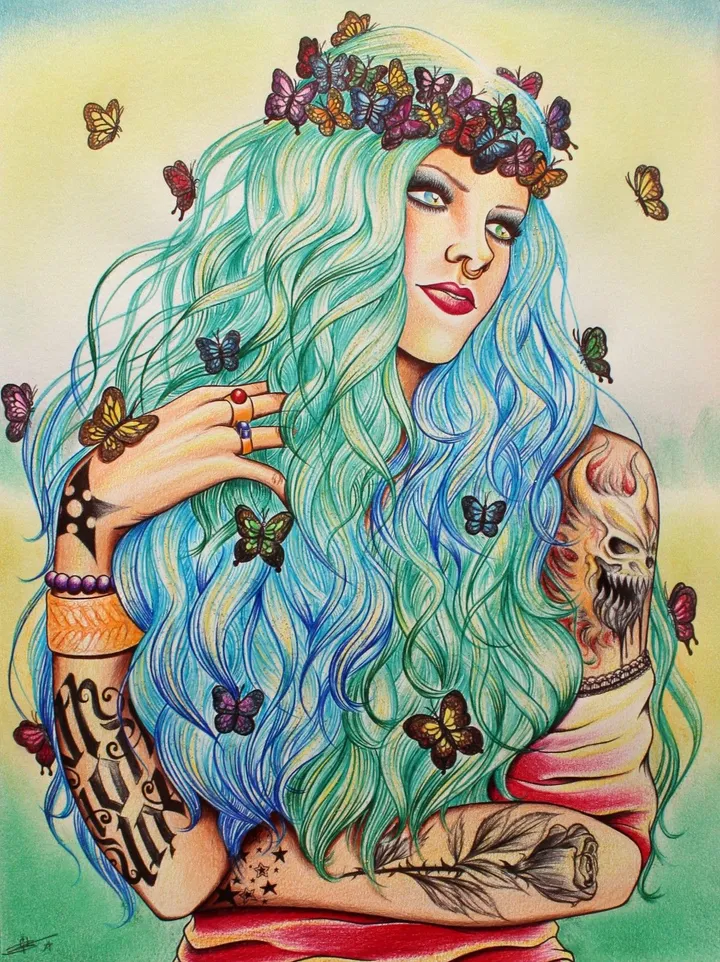Saint Dawn, œuvre de Grinh VU