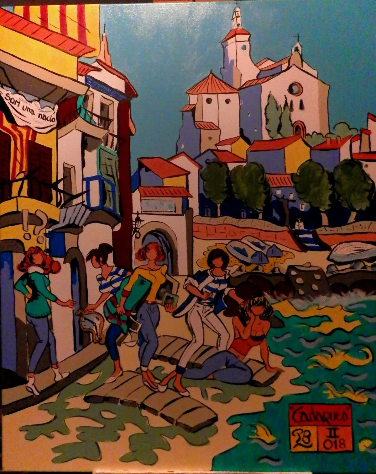 "Cadaqués", artwork by Patrick Bergès