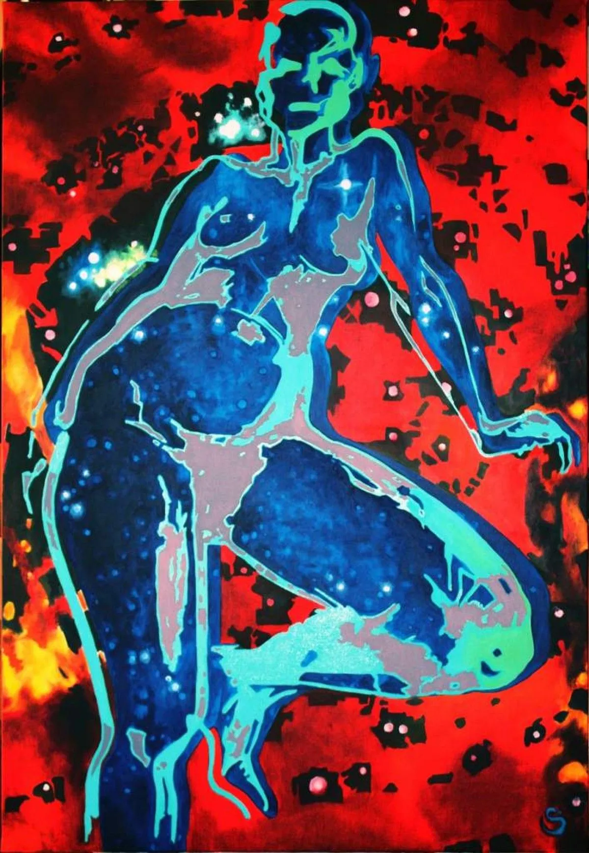 Nu Etoilé, artwork by Odile SCHNEIDER