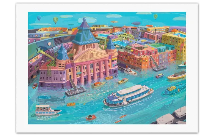 Anker under water, œuvre de Zsolt Vidak