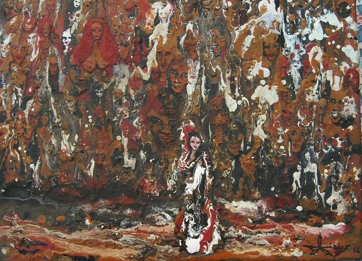 " Gitane ", œuvre de Didier Aumignon