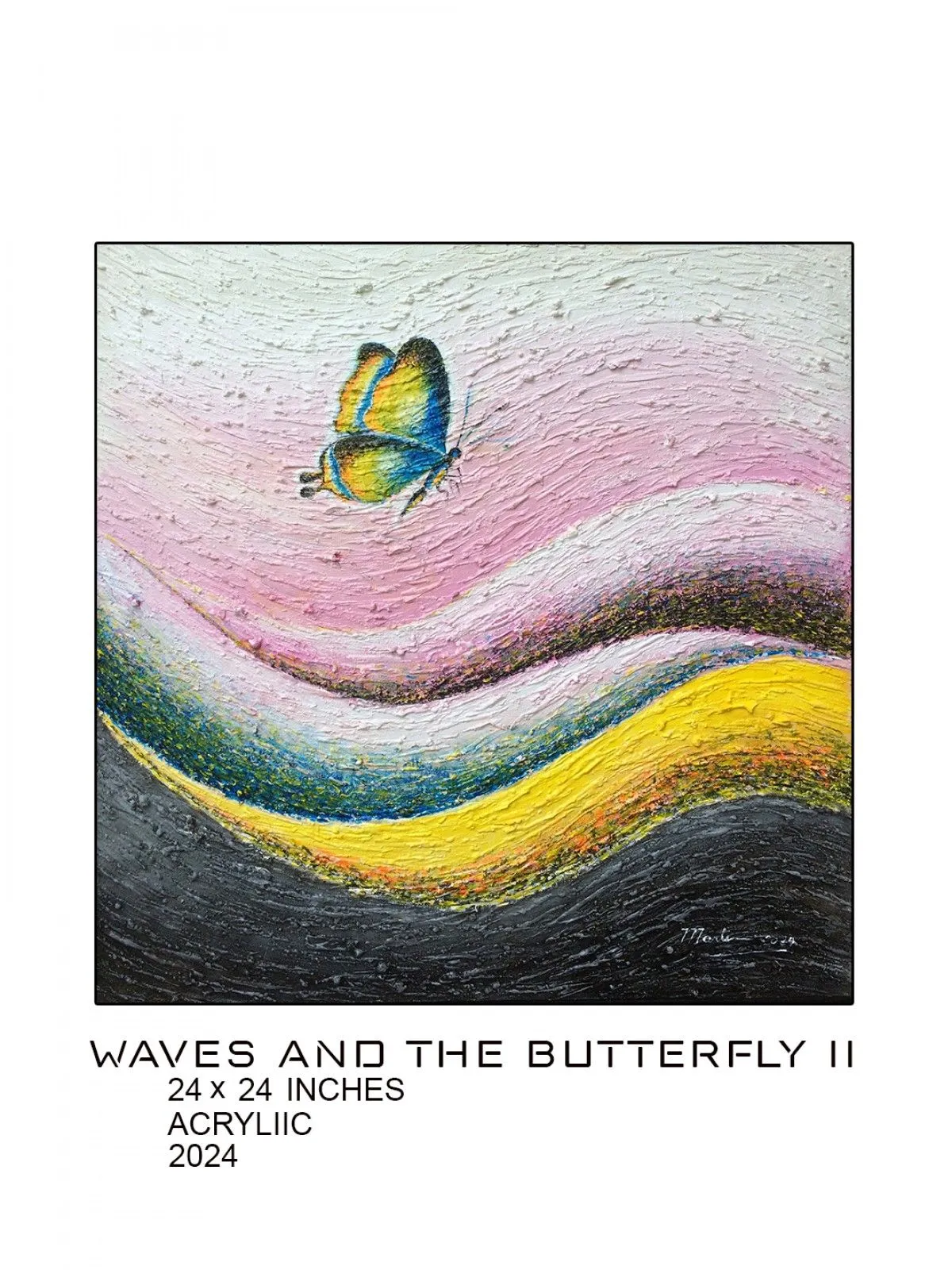 The Waves and the Butterfly, œuvre de Marlin Lopez