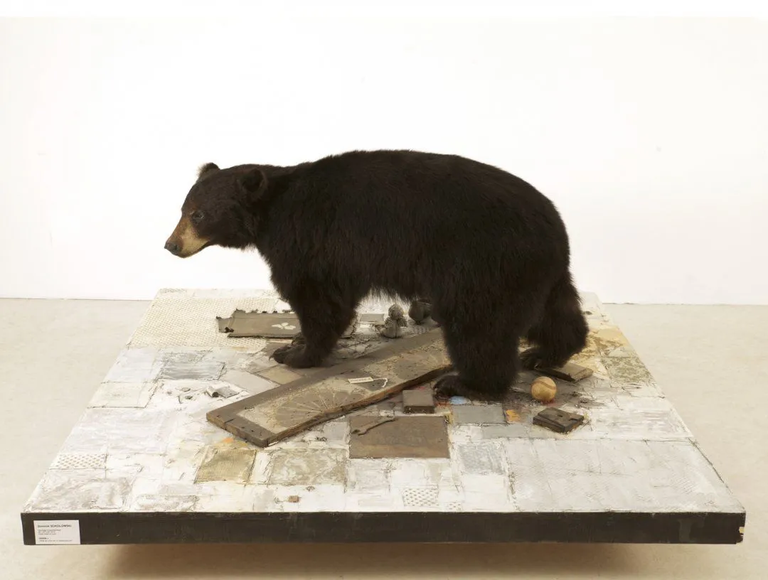 Hommage à Rauschenberg, œuvre de Dominik Sokolowski