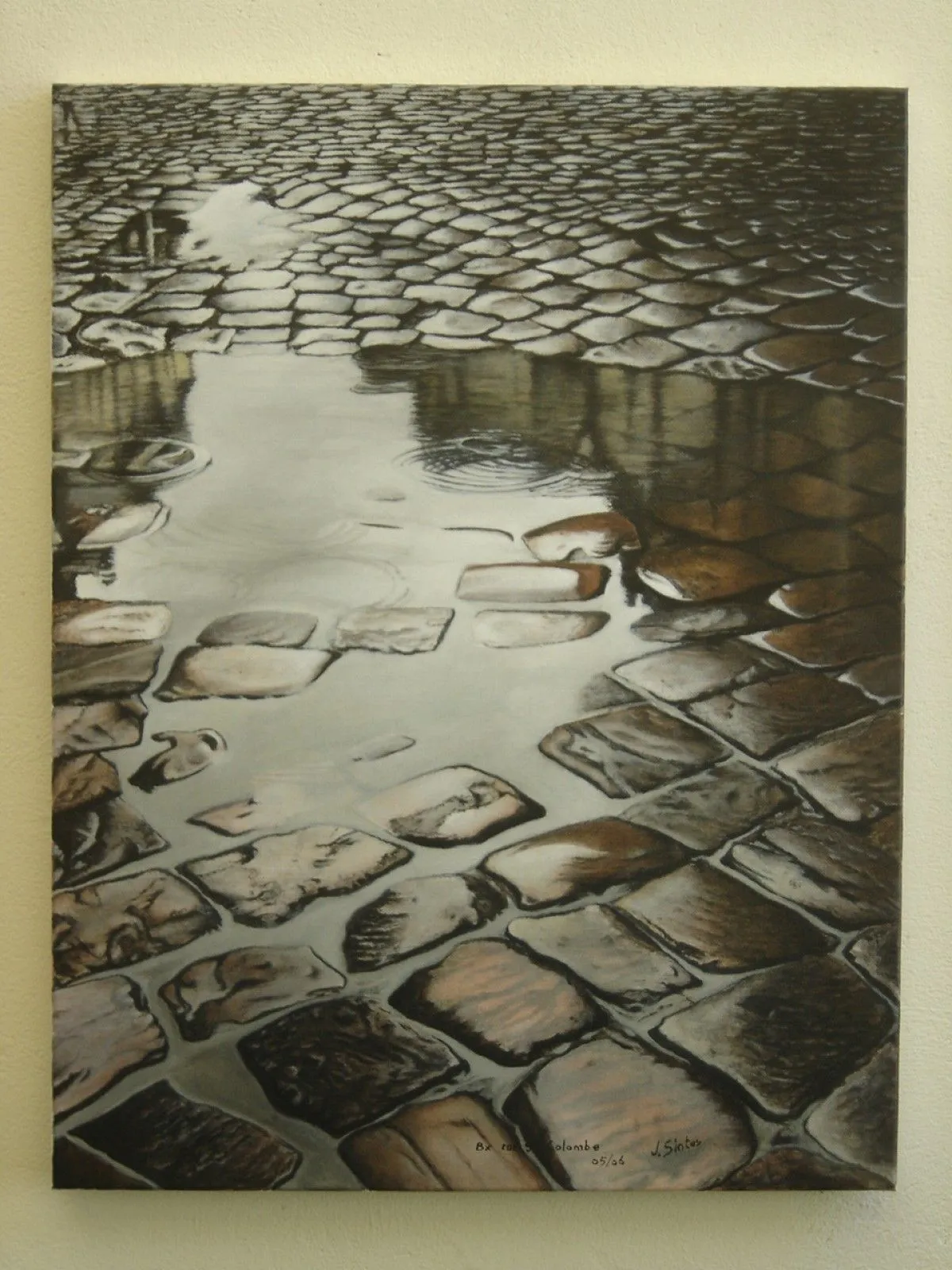 Bordeaux, rue Ste Colombe, œuvre de Joël SINTAS