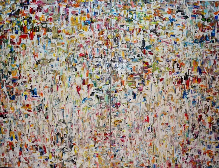 Synchronisation de l'harmonie coloré, œuvre de Catherine Lavoie