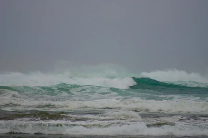 An Angry Sea, artwork by Greg Sandoval