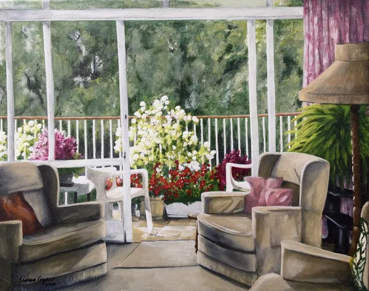 Mater's chair, œuvre de Theresa Cooper