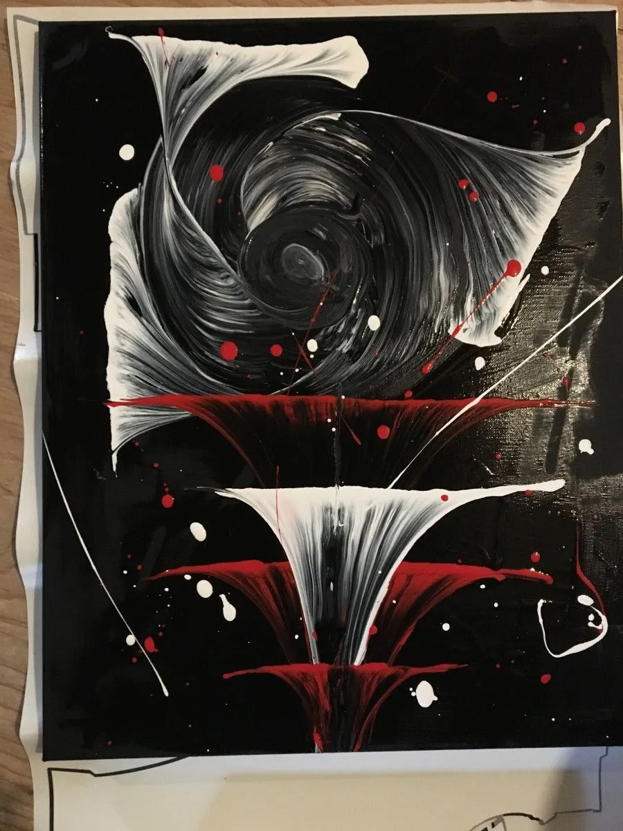 Fleurs en explosion, artwork by Caroline Samson