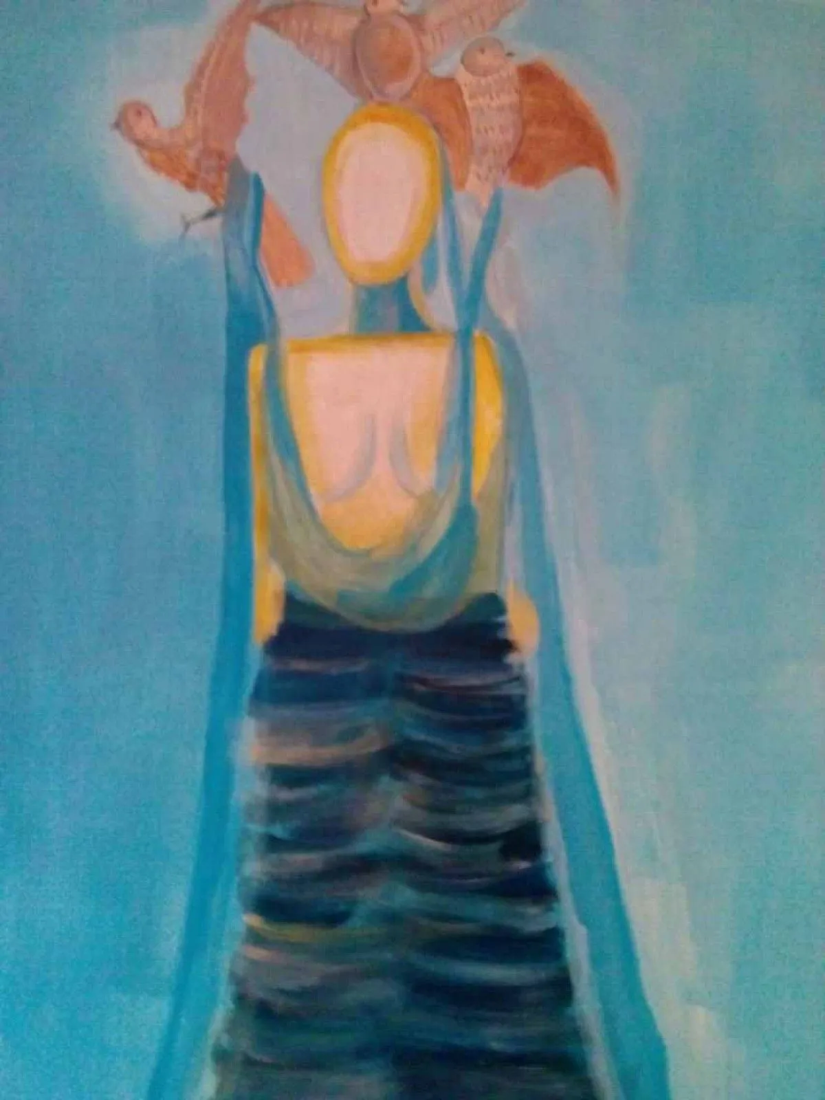 Alexander's McQueen model, artwork by Marcin Raczkowski