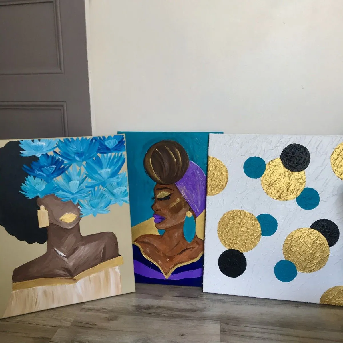 MES 3 OEUVRES, œuvre de Mademoiselle peinture
