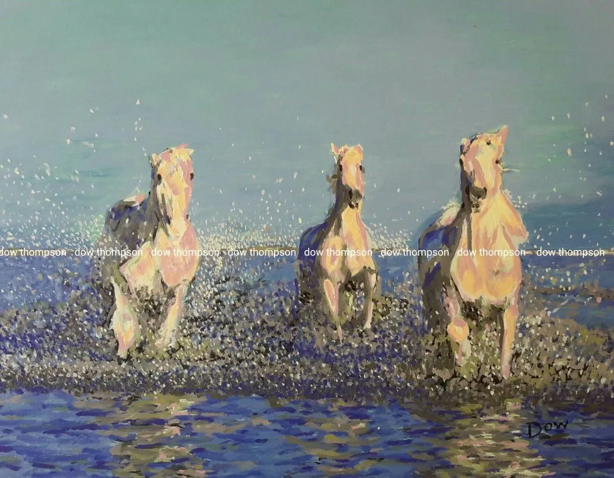 Three Horses, œuvre de Dow Thompson