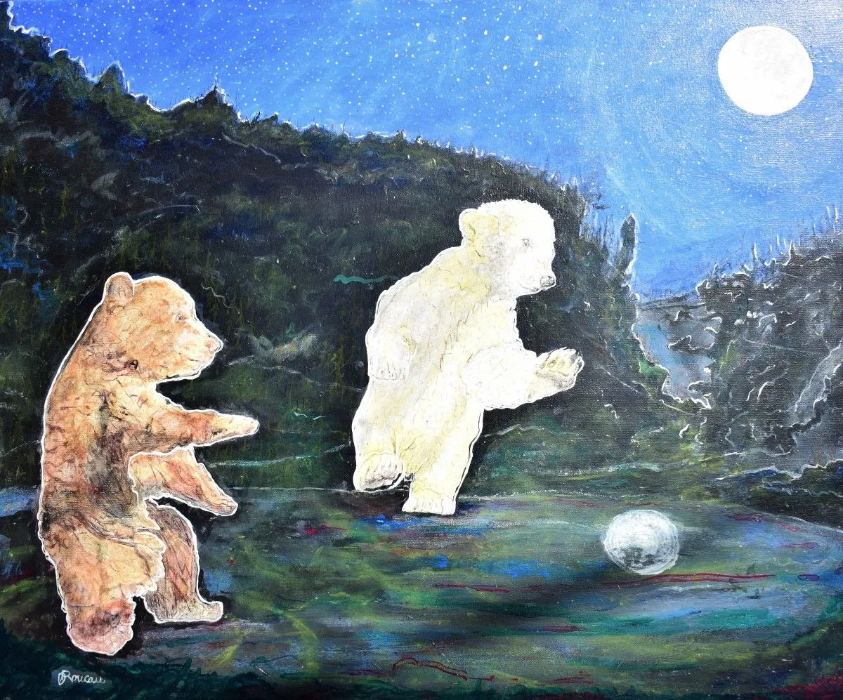 Dancing Bears, artwork by Denis Roucau
